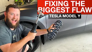 Tesla Model Y - Fixing The Biggest Flaw Of This Car With Unplugged Performance Comfort Suspension!!