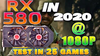 RX 580 8GB in 2020 - Test in 25 Games | 1080p - ULTRA Graphics
