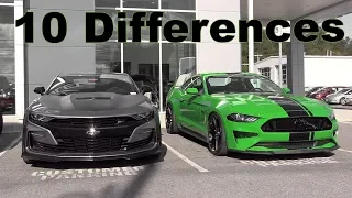 2019 Camaro SS vs. 2019 Mustang GT!