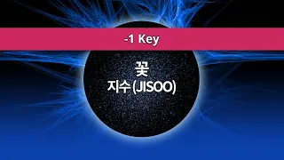 [MR노래방ㆍ-1 Key] 꽃 - 지수 ㆍFLOWER - JISOO ㆍMR Karaoke