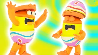 Play Doh Videos | Easter Surprise Eggs 🥚 Happy Easter! 🐰 Stop Motion | The Play-Doh Show