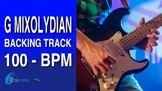 Upbeat G Mixolydian Backing Track | Six String Studies