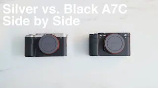 A7C Silver vs Black - Which should you get? (Plus A7iii and A7C Comparison!)