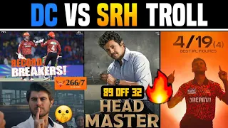 DC VS SRH IPL 2024 TROLL | TELUGU TROLLS | WARNER | KLASSEN | HEAD | CUMMINS