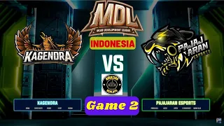 KAGENDRA vs PAJAJARAN ESPORTS  GAME 2  MDL ID