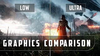 Battlefield 1 – PC Low vs Ultra detailed Graphics Comparison