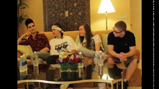 Tokio Hotel interview with BT and Adam from HOTFM91.3