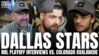 Jamie Benn, Wyatt Johnston & Peter DeBoer Discuss Dallas Stars vs. Colorado Avalanche Before Game 4