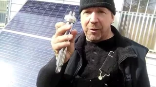 Heating water with a solar panel