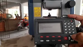 Total station set up / Setting up northing in Sokkia IM 50 series