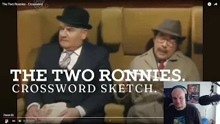 The Two Ronnies - Crossword FIRST TIME REACTION.