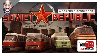 Workers & Resources: Soviet Republic Update O.8.7.8 Water Management, and Complex Traffic Live #1