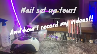 My nail setup and how I film my nail videos!!!