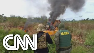 PF e Ibama destroem máquinas de garimpo no Pará | LIVE CNN