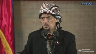 Misuari thanks Duterte for 'restoring his freedom,' pledges support