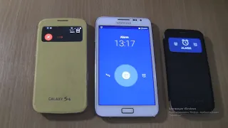 Triple Ringing Alarms at the Same Time Samsung Galaxy Note1 Android 7+S4 MINI ANDROID 11+S4 cover