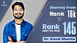 Journey From Rank 16K to 145 | Dr. Kunal Sharma | 100% Honest Interaction with Dr. Zainab Vora