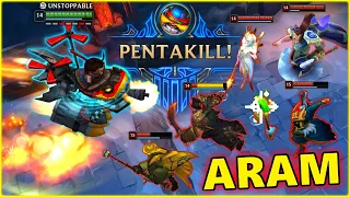 ARAM FUN Best LOL PENTAKILL Moments 2022 #38