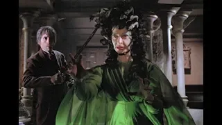 The Gorgon (1964) - Peter Cushing and Christopher Lee confront Magaera