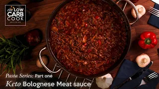 Pasta Basics: Pt1: Low Carb Bolognese Red Meat Sauce #Keto #LowCarb #Bolognese #Pasta