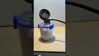 Vacuum Chamber DIY from bike pump