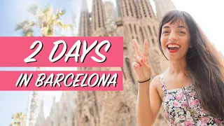 ✈ 2 DAYS Barcelona TRAVEL Vlog | 48 hours in Barcelona 🇪🇸 | TOP things to do in Barcelona