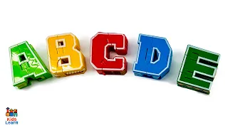 Best ABC Learning Video for Toddlers & Kids with Transforming Letters! Educational Videos #preschool