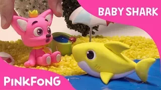 How to make a clay Baby Shark | Pinkfong Clay | Animal Songs | Pinkfong Songs for Children