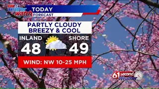 61 Second Weather morning forecast April 22