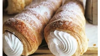 Puff tubes. We cook without molds. Puff pastry recipe from ready-made dough