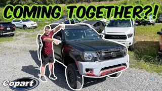 RARE TACOMA from Copart?! Epic wrecked 2nd Gen Tacoma rebuild part 4