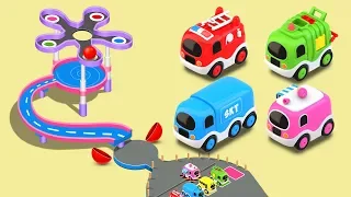 Fun Color Balls and Street Vehicles Toys Play - Toy Cars for KIDS