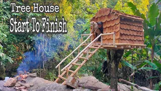 Tree Hobbit House | Tree House With Your Own Hands. Start To Finish.