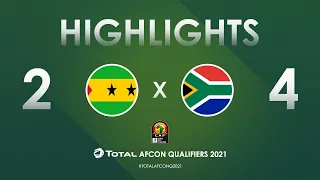 HIGHLIGHTS | Total AFCON Qualifiers 2021 | Round 4 - Group C: Sao Tome & Principe 2-4 South Africa