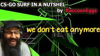 REACTION "CS-GO SURF IN A NUTSHELL" by Racooneggs "Warning" Watch with Caution