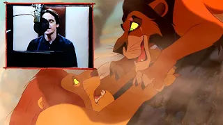 The Lion King (1994) voice recording sessions. Voice actors behind the scenes (Rare Footage)