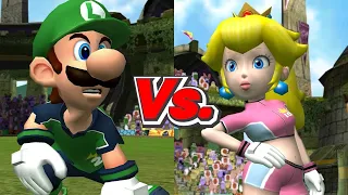 Super Mario Strikers - Luigi/Koopa Troopa Vs. Peach/Toad