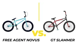 Free Agent Novus VS. GT Slammer - UNDER $400 BMX BIKES (Comprehensive Comparison)