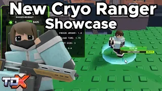 TDX CRYO RANGER SHOWCASE REVIEW (New Event Tower) - Tower Defense X Roblox