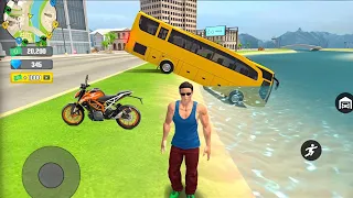 Go to Town 6 - Transport Bus & Bike Driving in Open World City - Android Gameplay