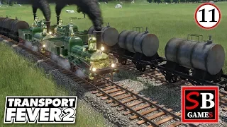 Transport Fever 2 - Кольцевая железная дорога и апгрейд нефтевозов #11