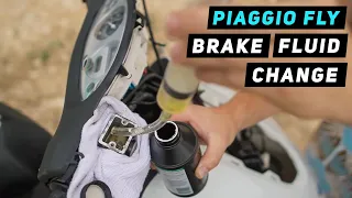 Piaggio Fly - Brake Fluid Change | Mitch's Scooter Stuff