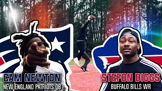 NFL STARS STEFON DIGGS, TREVON DIGGS & CAM NEWTON GO AT IT IN 1ON1s 🏈🔥‼️