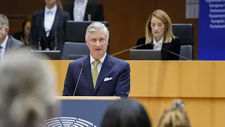 King Philippe of Belgium visits the European Parliament! Faith in Europe is in our genes