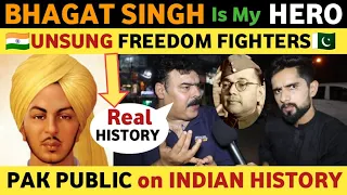 REAL HEROES OF INDIA🇮🇳 PAKISTAN🇵🇰 | NETAJI BOSE & BHAGAT SINGH | PAK CITIZEN VIRAL VIDEO IN INDIA