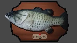Big Mouth Billy Bass 3D Model - Don't Worry Be Happy