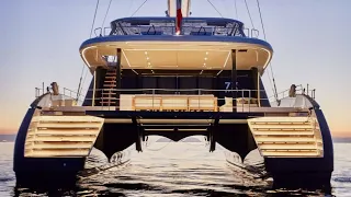 ⛵️⚓️💙 𝐂𝐀𝐓𝐀𝐌𝐀𝐑𝐀𝐍 𝟕𝐗  | 80’ Sunreef luxury yacht charter catamaran available in Croatia
