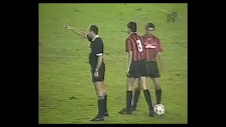 Marco van Basten Milan vs Real Madrid (0-1) European Cup Nov 01,1989 Santiago Bernabeu