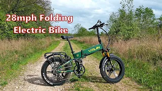 VITILAN i7 Pro Folding E-Bike Review / Range Test 28mph Electric Bike