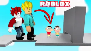 GIANT vs TINY 🔥🔥 EASY GROW OBBY In Roblox | Khaleel and Motu Gameplay